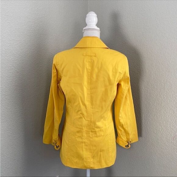 Carlisle Yellow Trench Jacket  - Picture 4 of 12